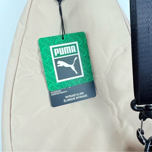 New PUMA EVERCAT Myriad Women’s Slingback Bag Beige Outdoor Sporty Casual NWT - Picture 6 of 8